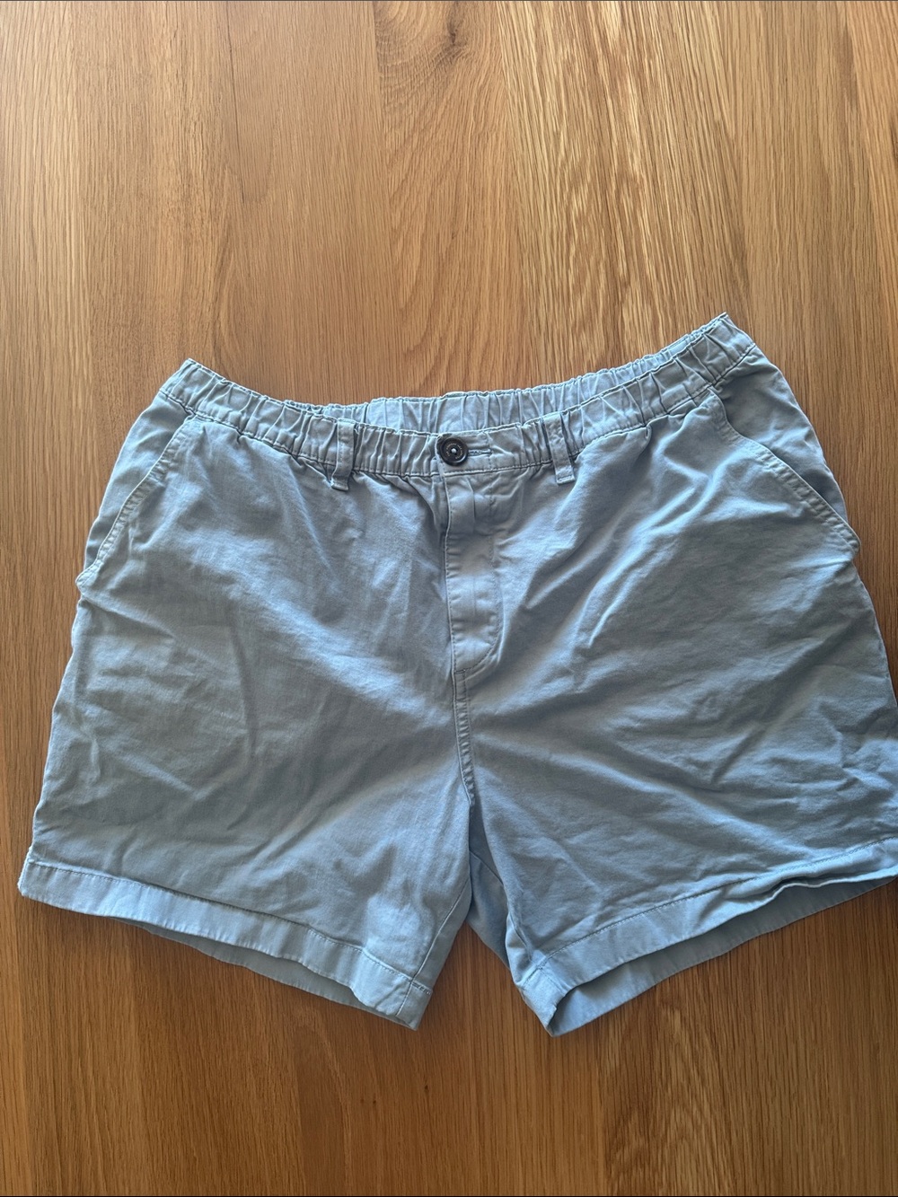 chubbies Light Blue Women's Elastic Waist Shorts